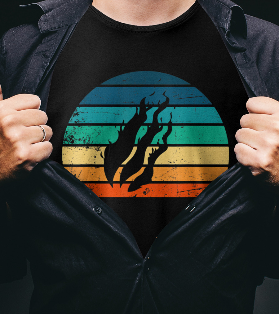 Fire Nation Retro Gamer Stripes T-Shirt