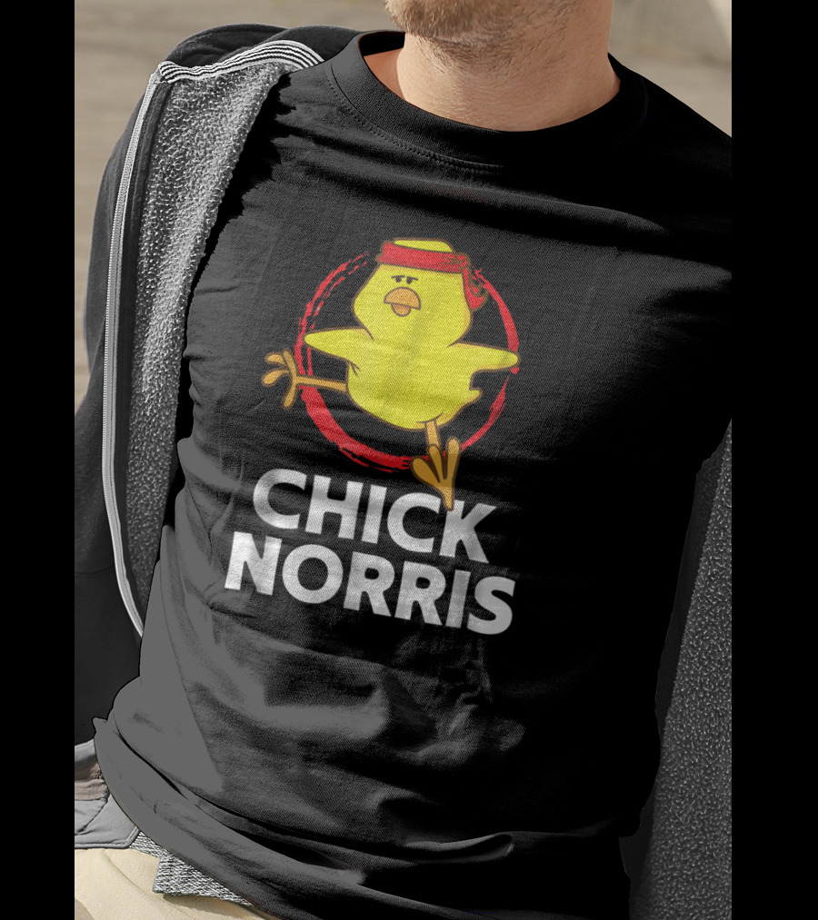 Chick Norris Martial Arts Funny Chicken T-Shirt
