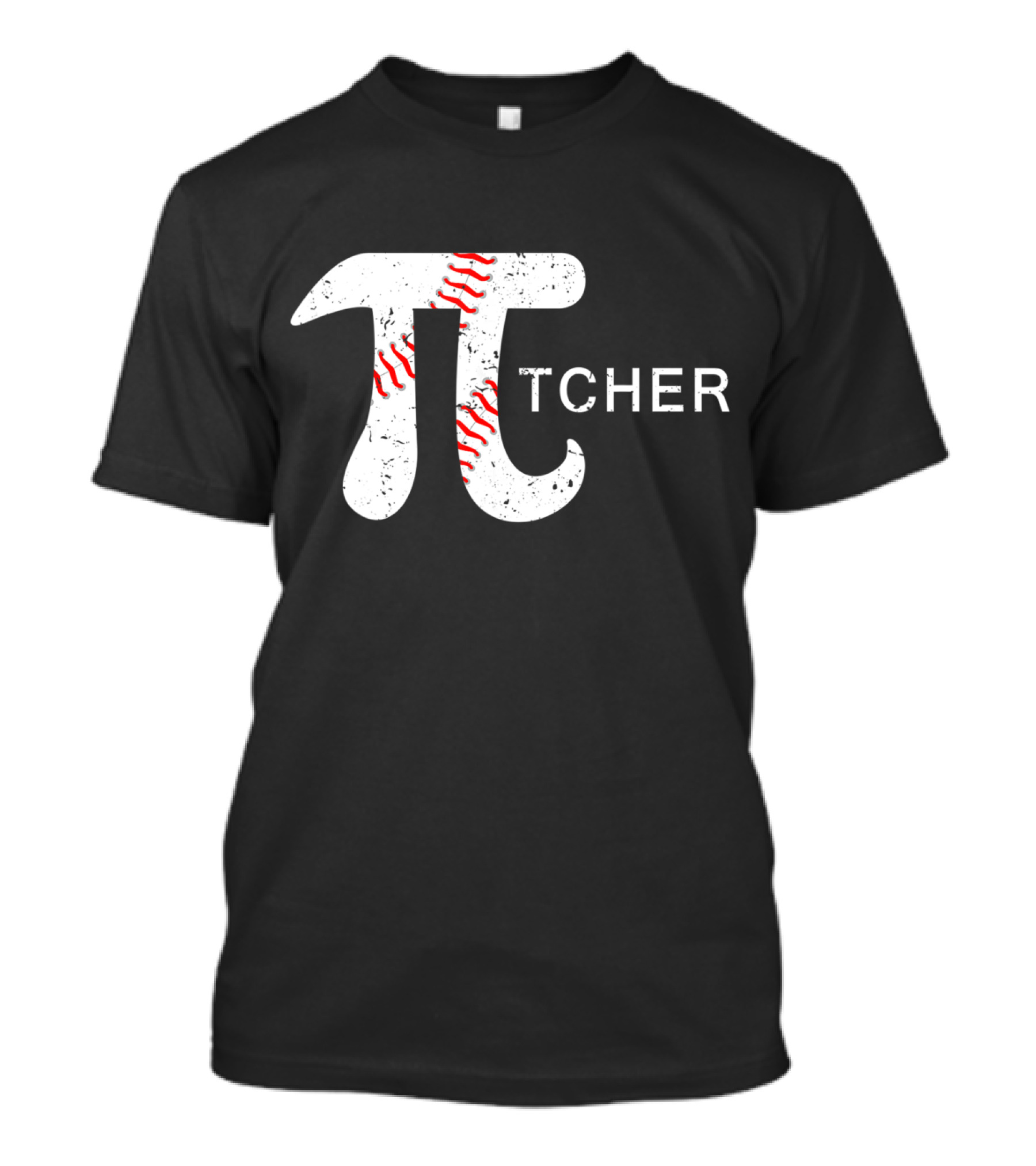 Pi Symbol Baseball Pitcher Pi Day T-Shirt