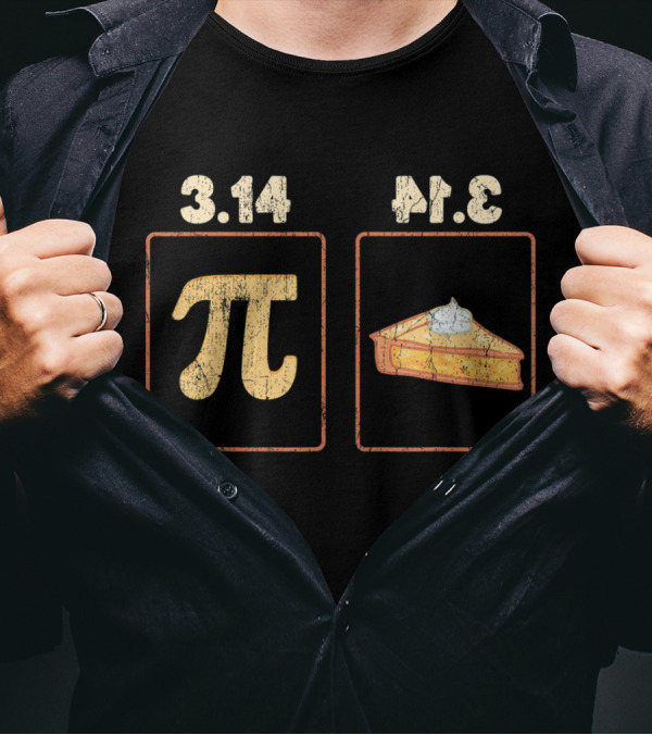 3.14 Pi Symbol Equals Pie 14.3 Pi Day Vintage T-Shirt