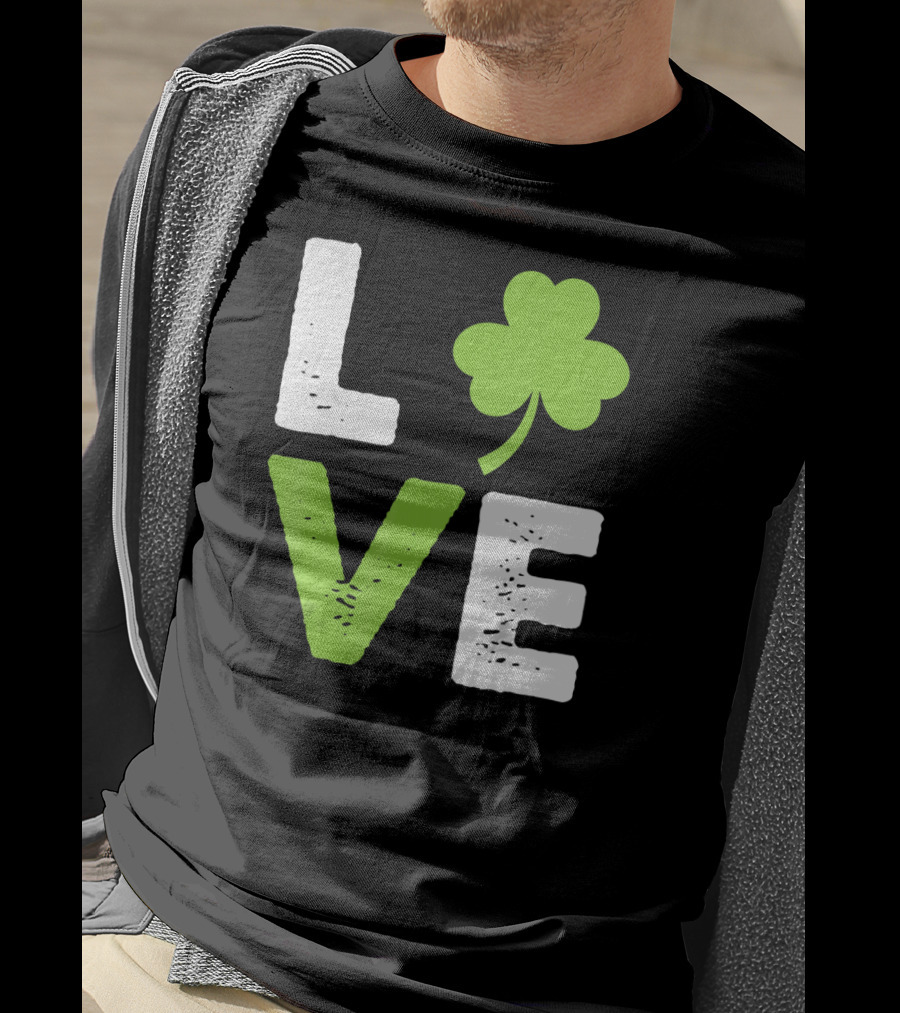 Love Shamrock Irish Love T-Shirt