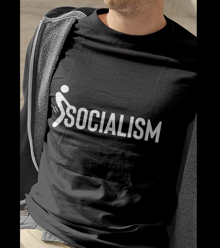 SOCIALISM Stick Figure Humorous T-Shirt