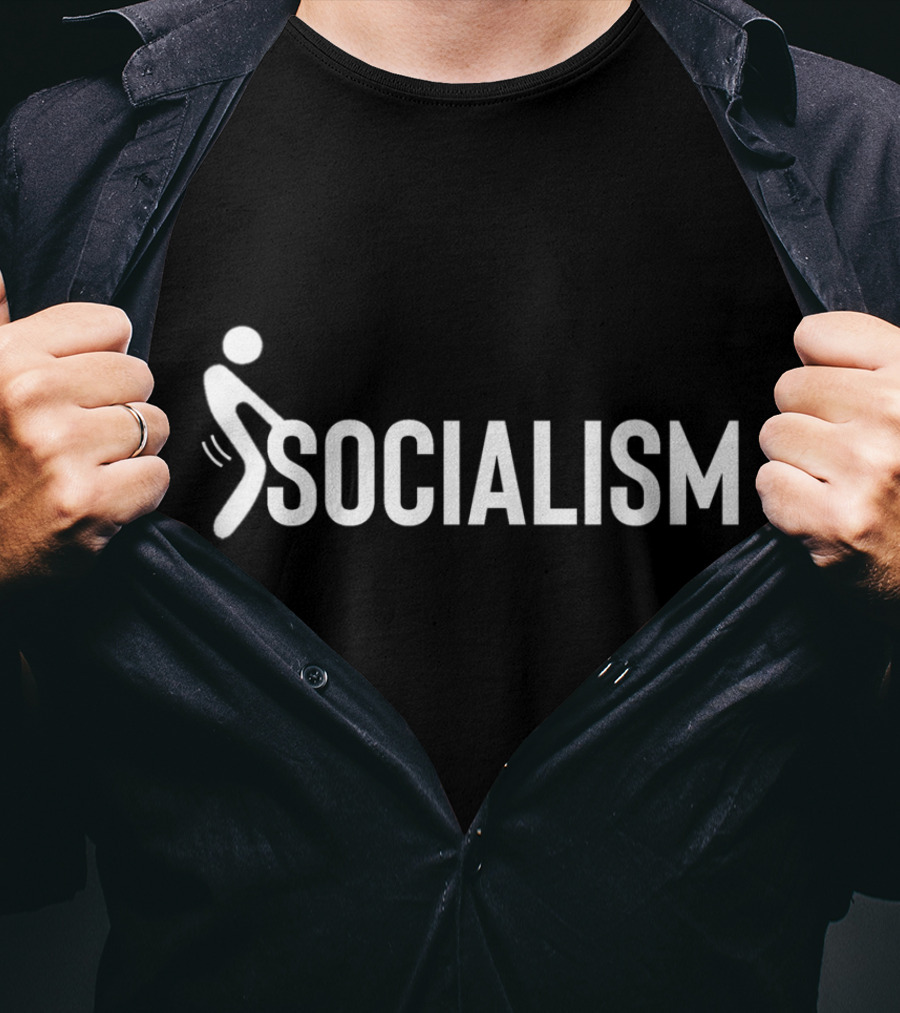SOCIALISM Stick Figure Humorous T-Shirt