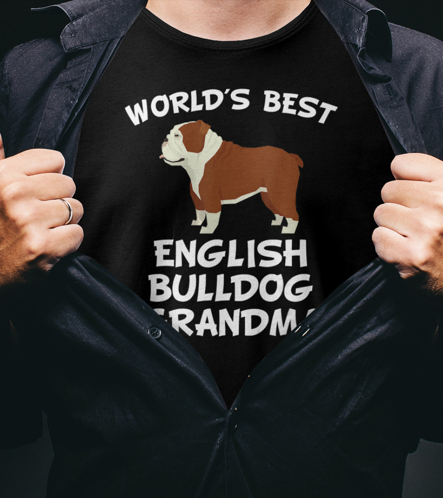 World's Best English Bulldog Grandma T-Shirt