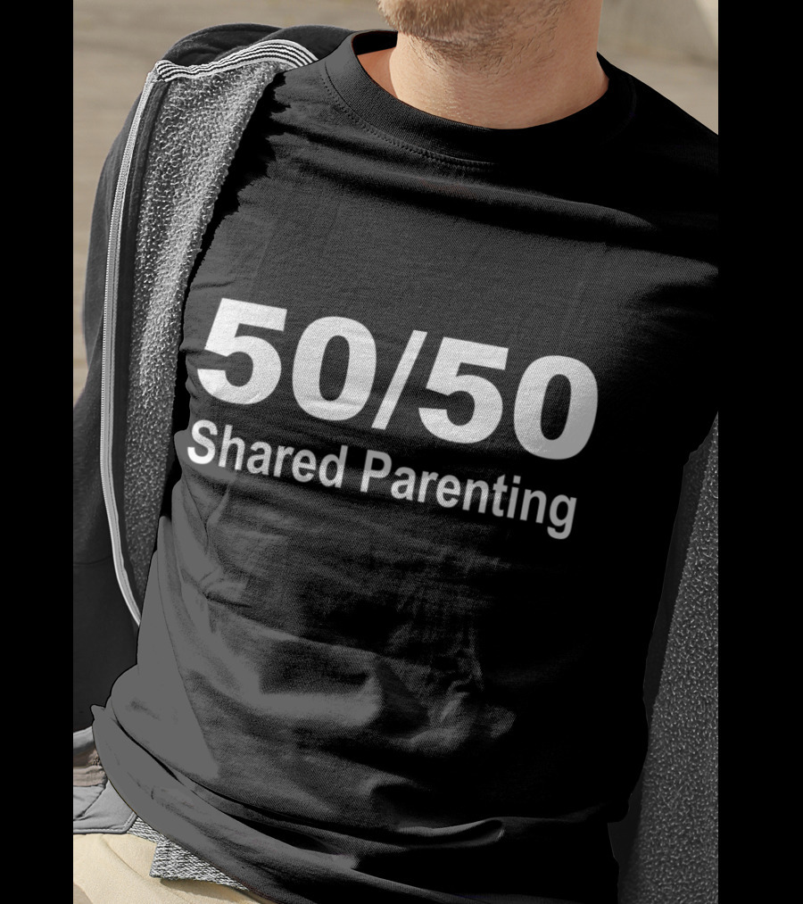 50/50 Shared Parenting T-Shirt