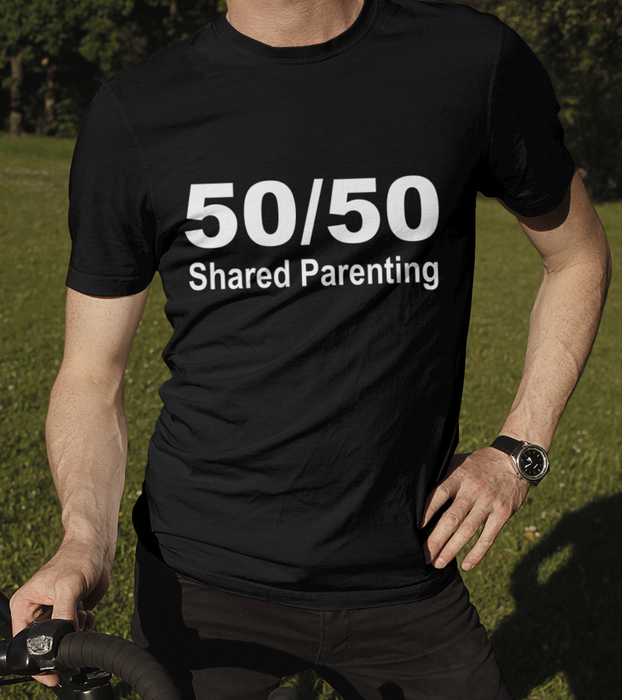 50/50 Shared Parenting T-Shirt