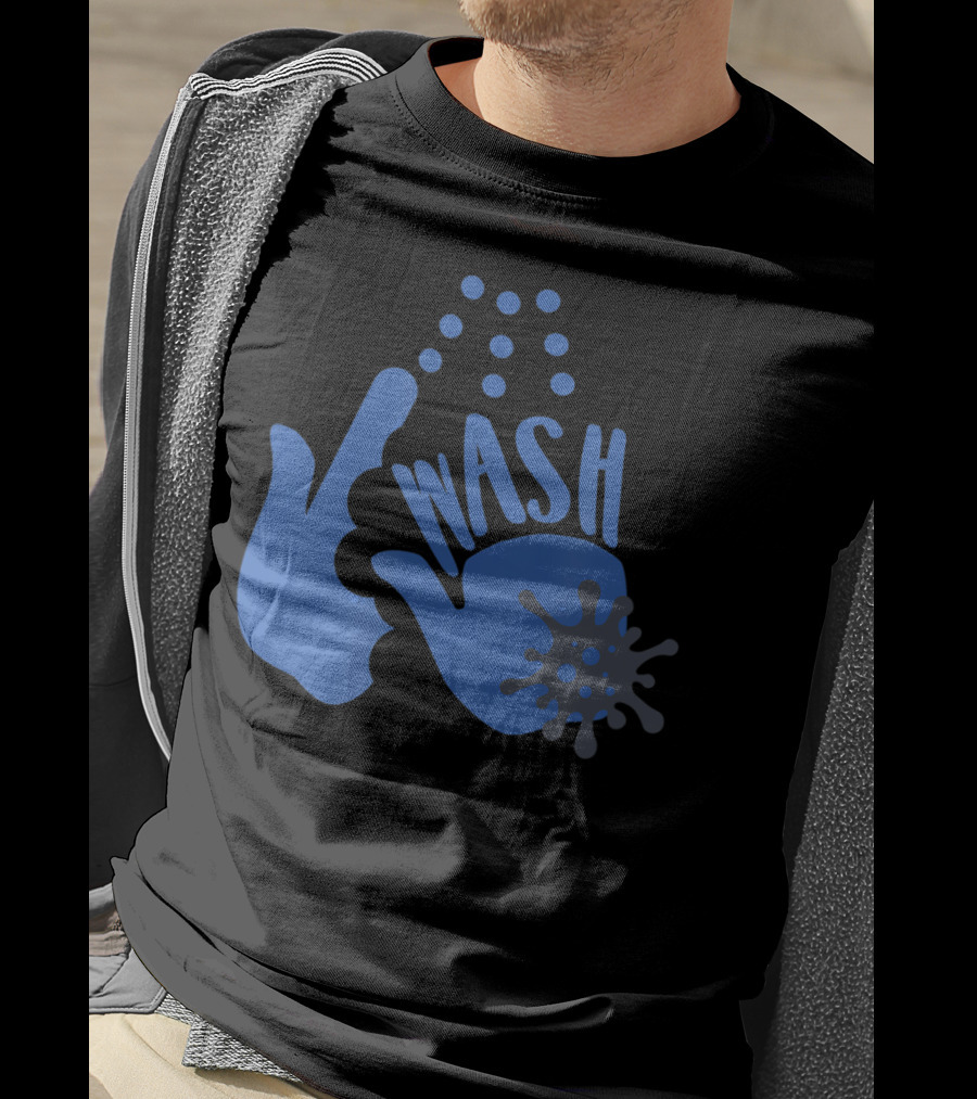 Wash Your Freakin' Hands Virus Bubbles T-Shirt