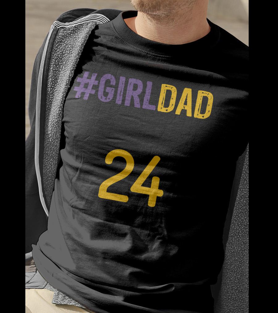 GIRLDAD 24 Kobe Bryant T-Shirt