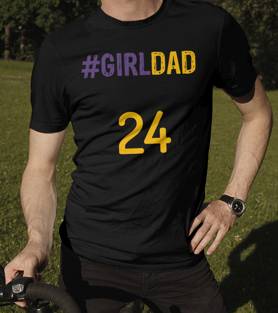 GIRLDAD 24 Kobe Bryant T-Shirt