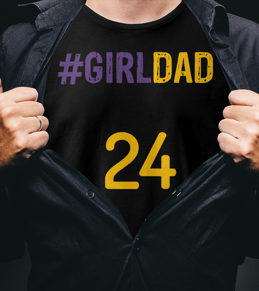 GIRLDAD 24 Kobe Bryant T-Shirt