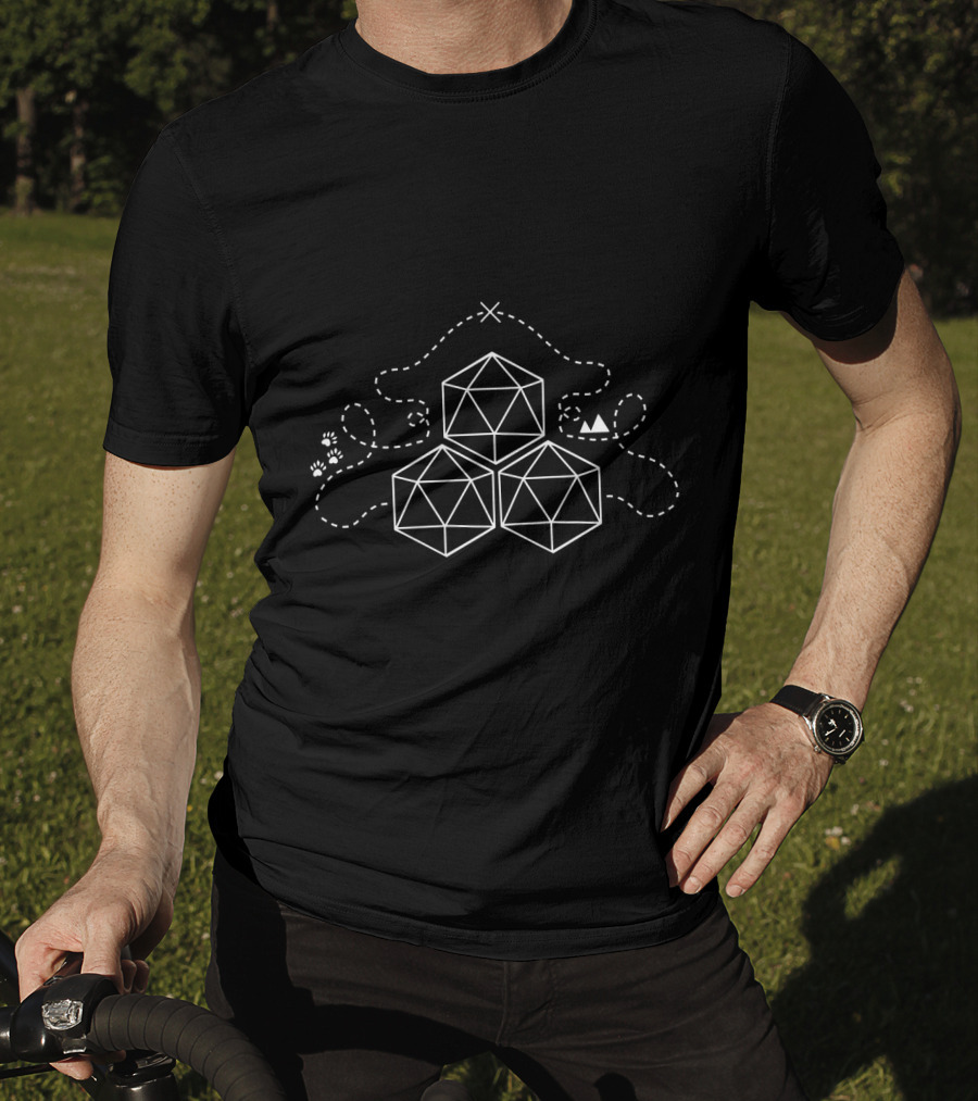 Adventure Dungeons Dragons Dnd Dice Pathway T-Shirt