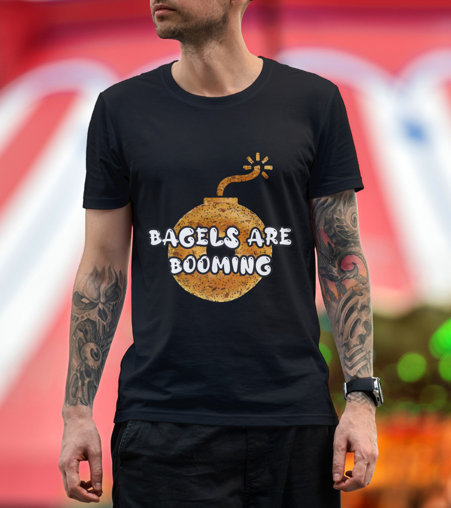Bagels Are Booming With Donuts Bagel Explosion T-Shirt