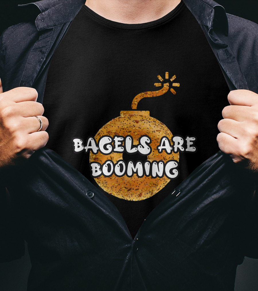 Bagels Are Booming With Donuts Bagel Explosion T-Shirt
