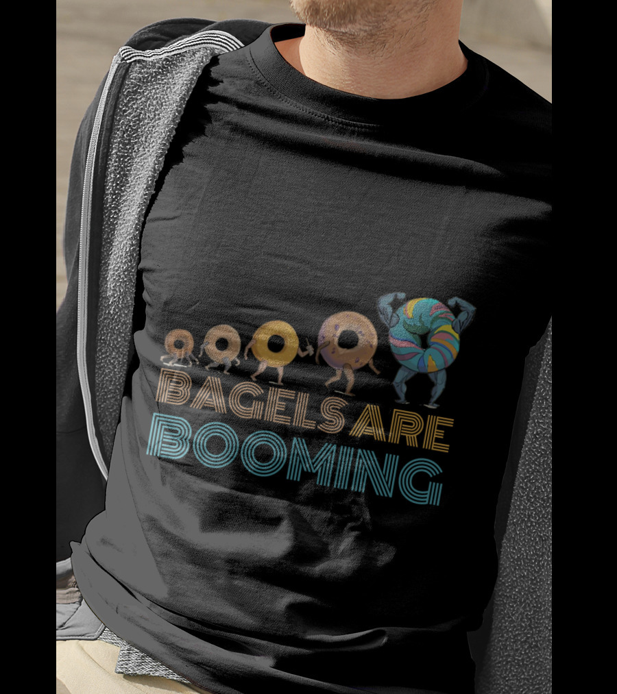 Bagels Are Booming Evolution Of Donuts T-Shirt