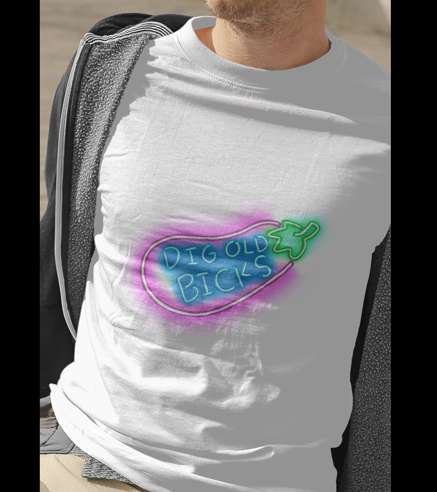 Dig Old Bick Neon Eggplant Terry Korvo Solar Opposites T-Shirt