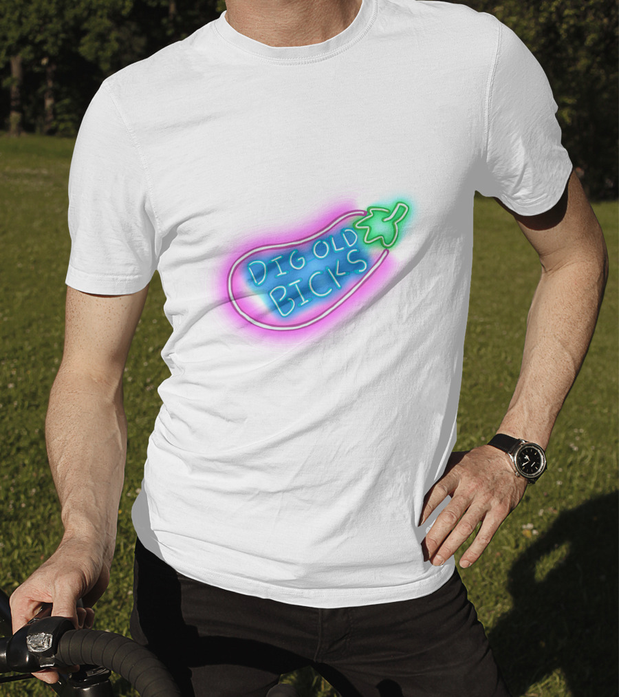 Dig Old Bick Neon Eggplant Terry Korvo Solar Opposites T-Shirt