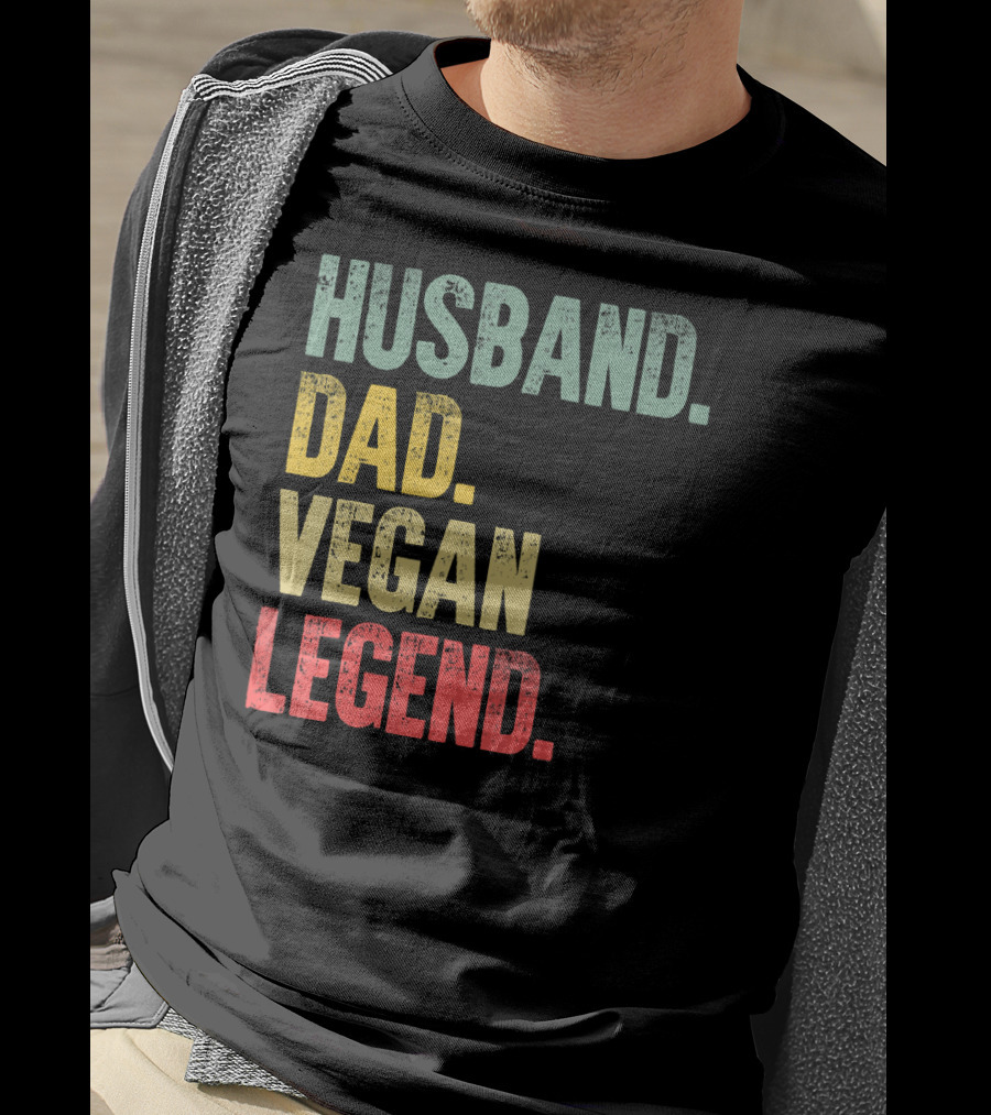 Husband Dad Vegan Legend T-Shirt