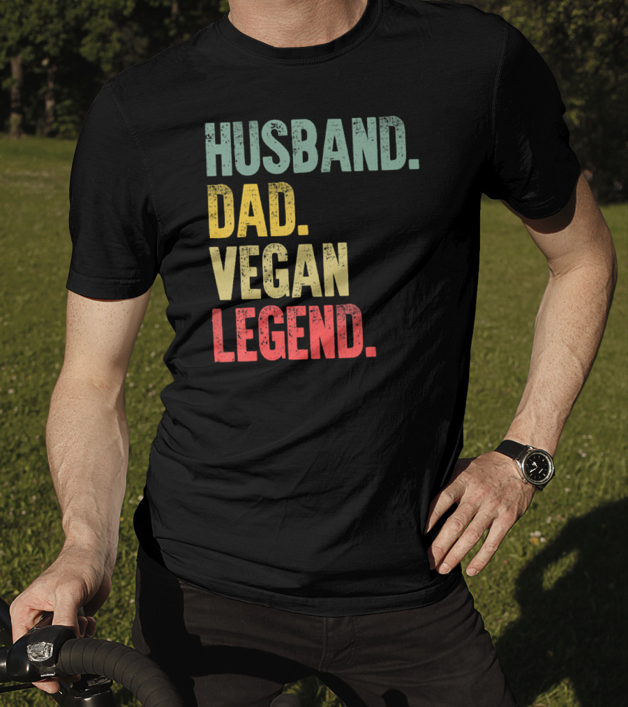 Husband Dad Vegan Legend T-Shirt
