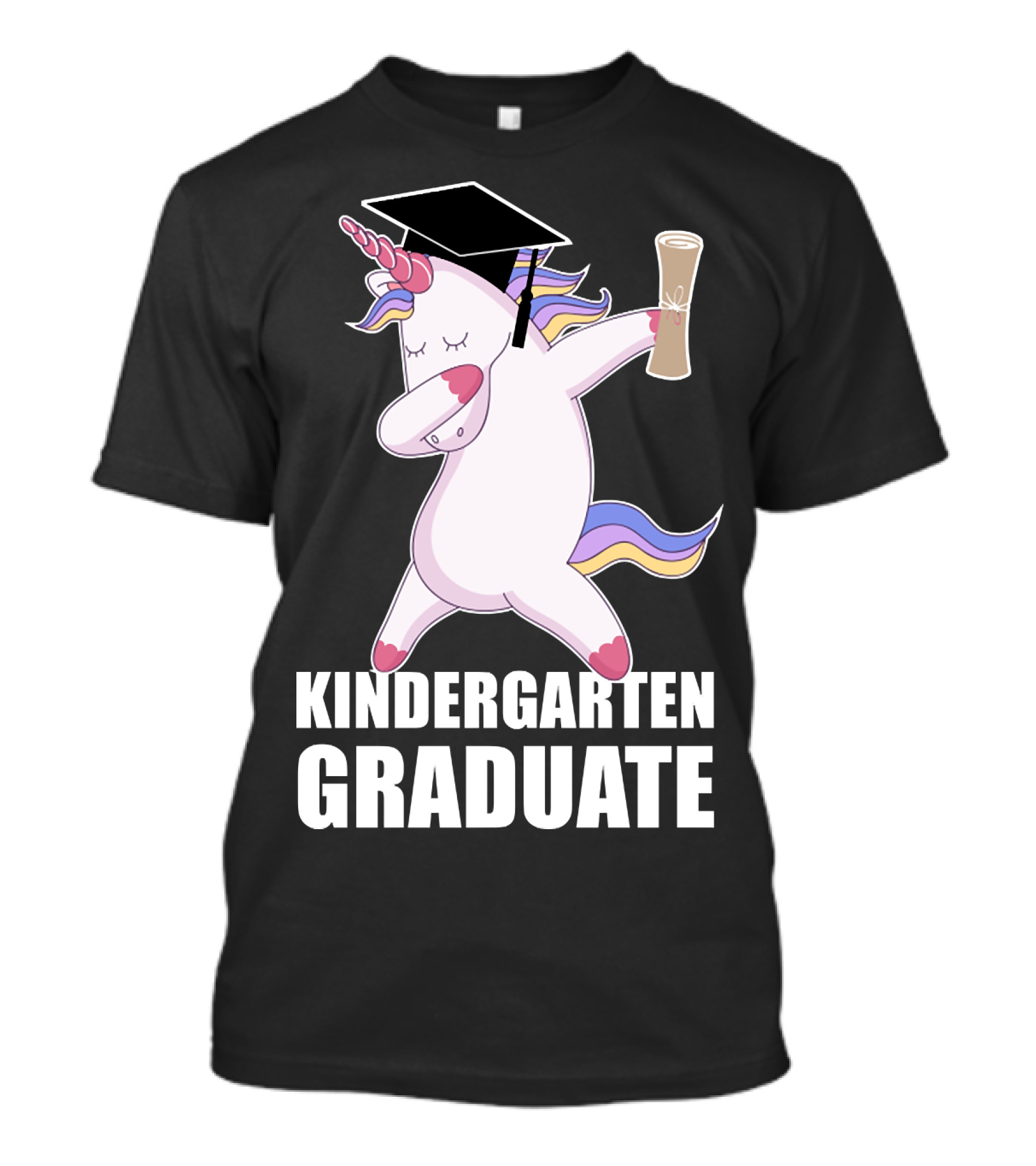 Kindergarten Graduate Unicorn Dab Graduation T-Shirt