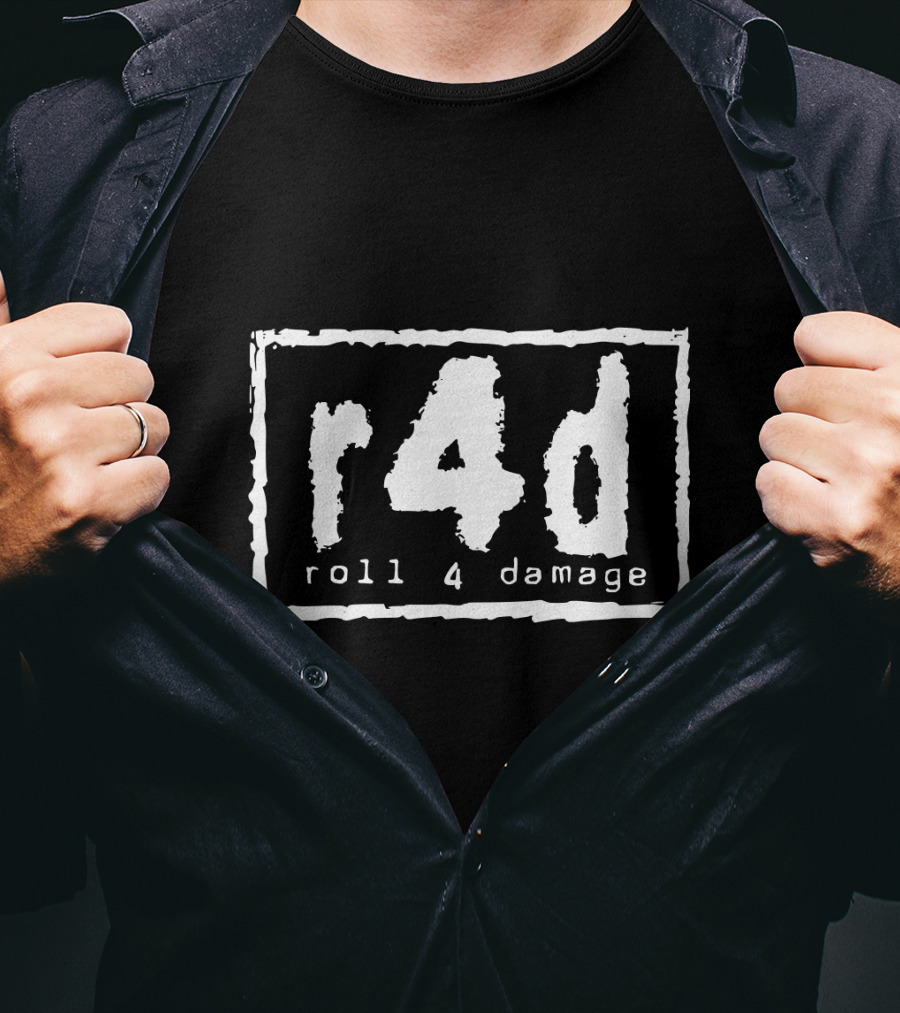 NWO R4D Roll 4 Damage Dnd RPG Roleplay T-Shirt
