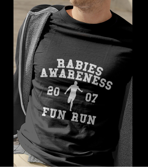 Rabies Awareness Fun Run 2007 Michael Scott T-Shirt
