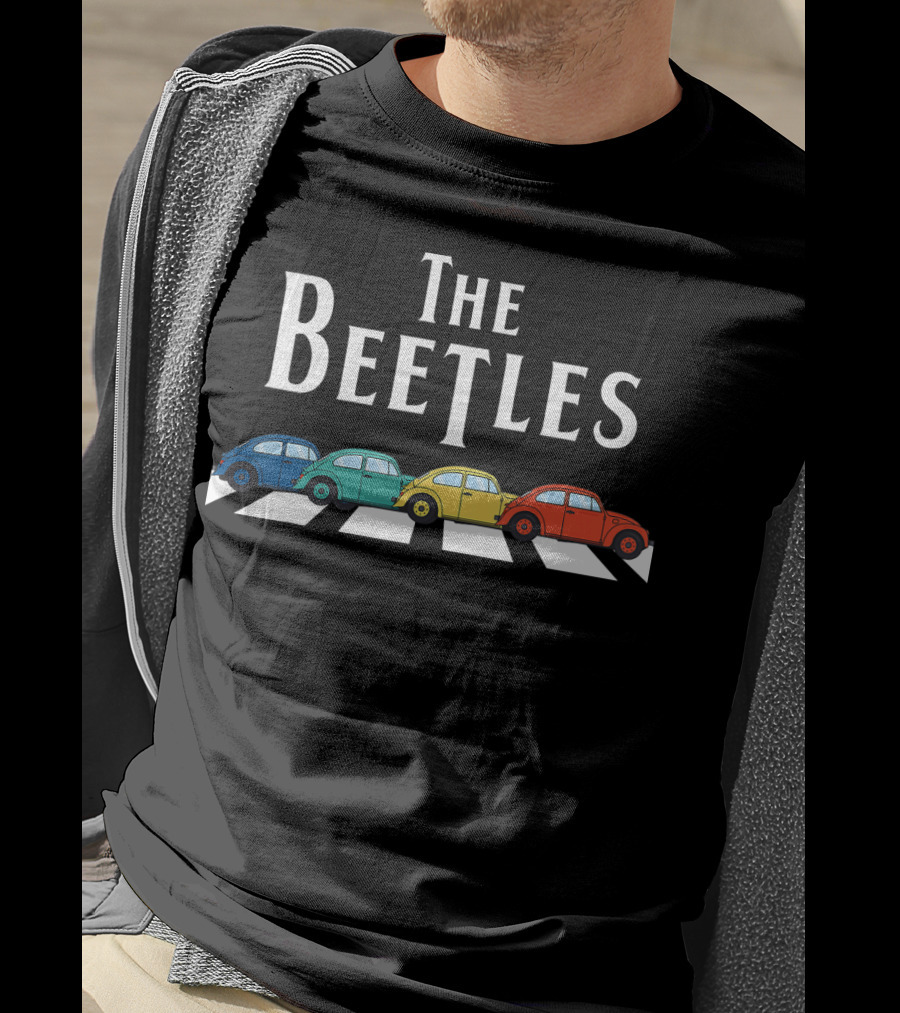 The Beetles Vintage Buggy Cars Abbey Road T-Shirt