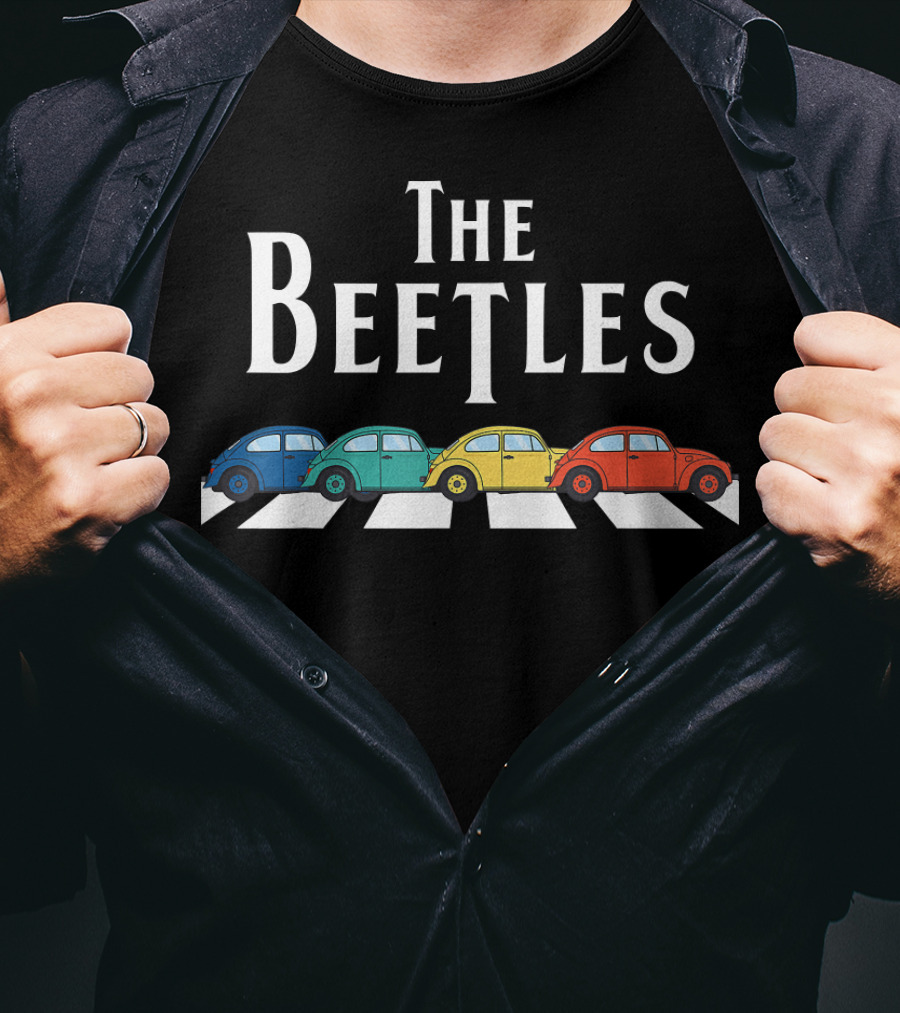 The Beetles Vintage Buggy Cars Abbey Road T-Shirt