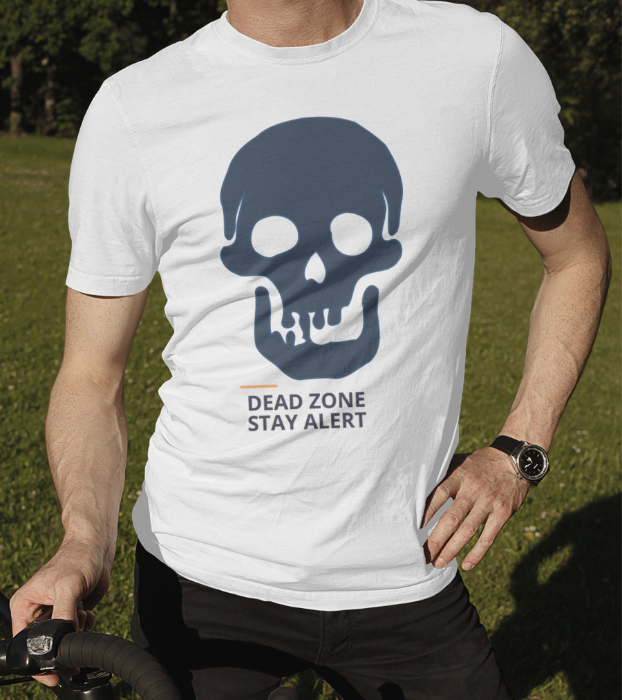 Dead Zone Stay Alert Skull Warning T-Shirt