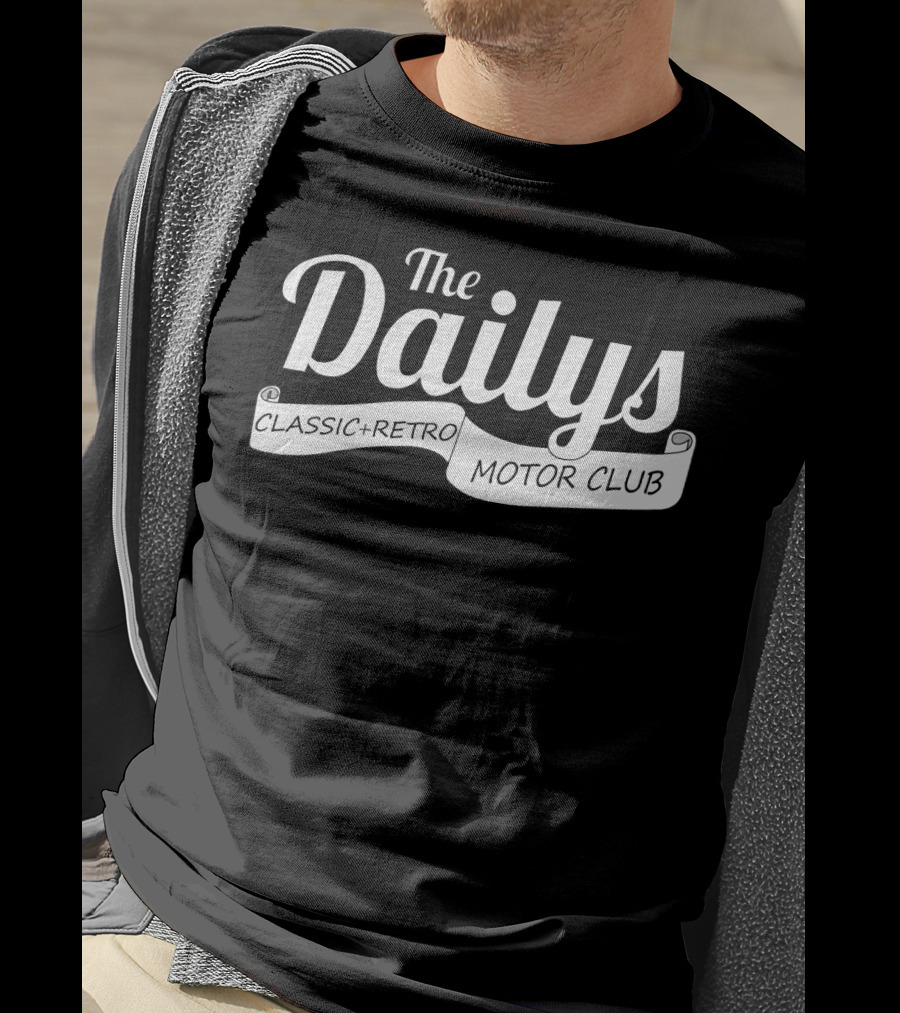 The Dailys Classic Retro Motor Club T-Shirt