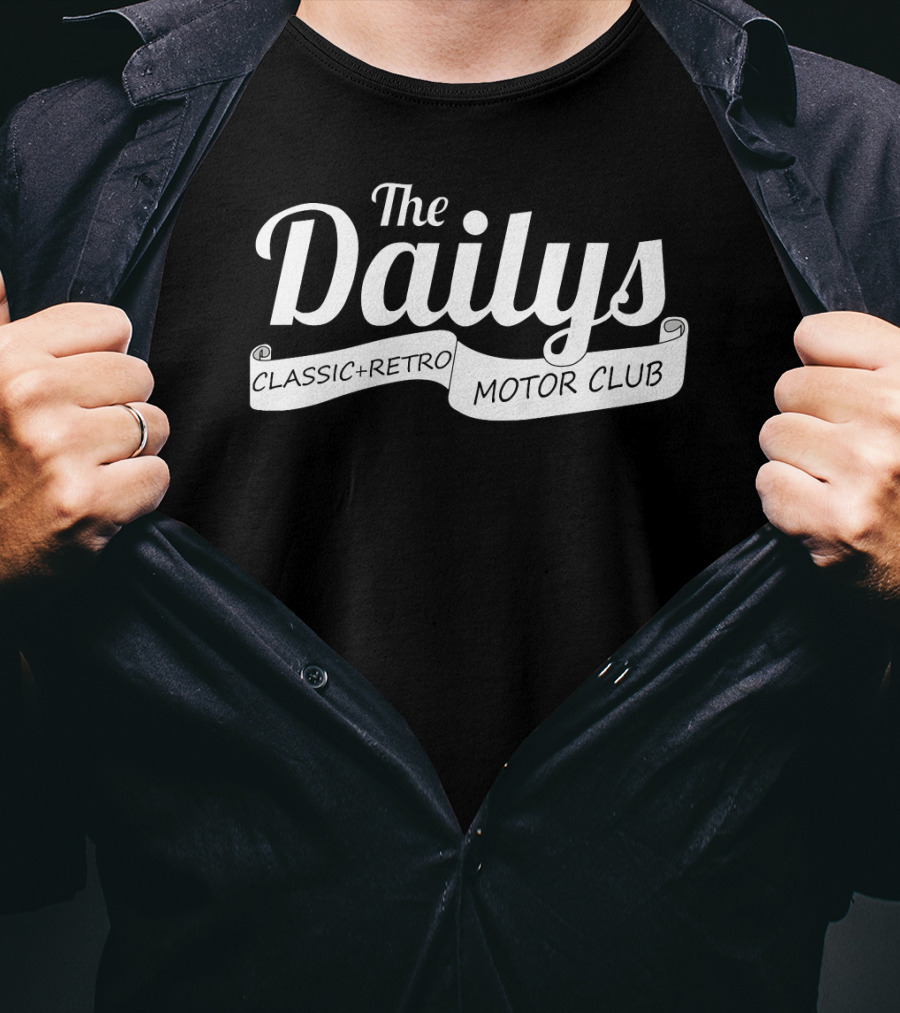 The Dailys Classic Retro Motor Club T-Shirt