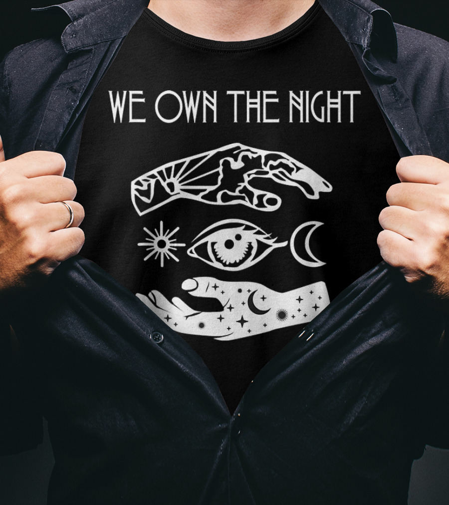 Dance Gavin We Own The Night Celestial Eye And Hands Mystical Symbolism T-Shirt