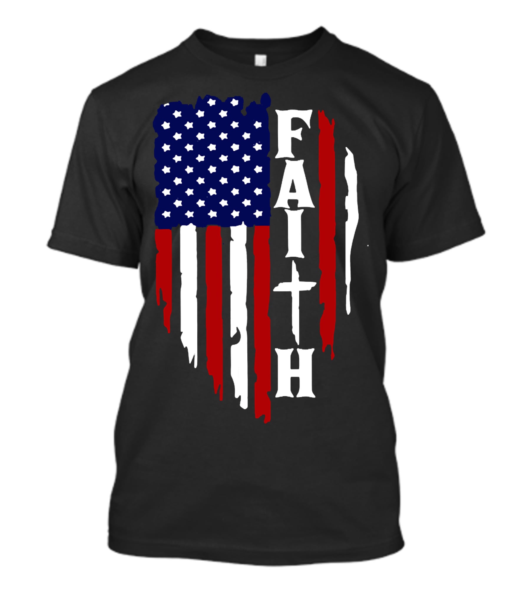 Faith American Flag USA T-Shirt