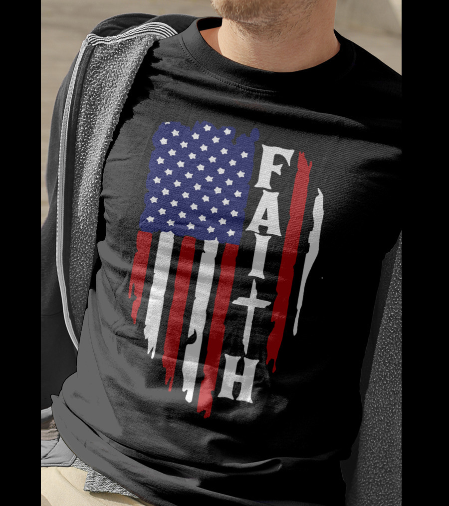 Faith American Flag USA T-Shirt