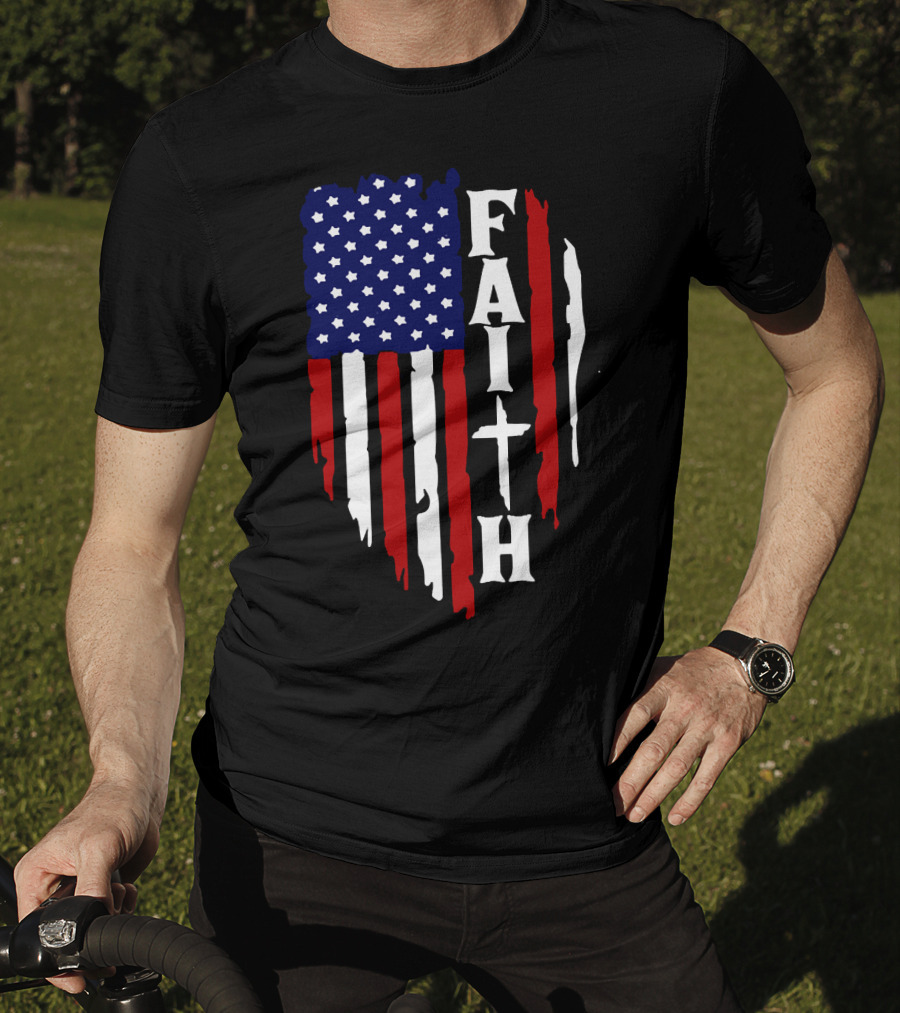 Faith American Flag USA T-Shirt