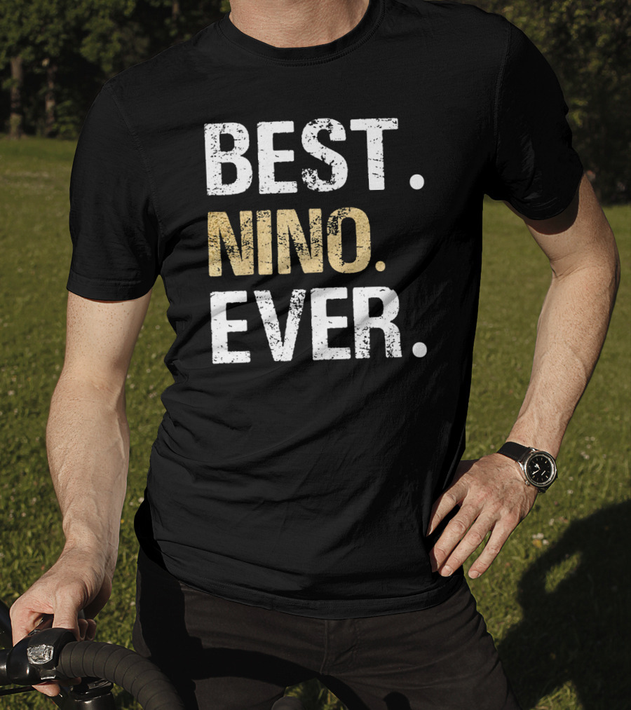 Best Nino Ever Spanish Mexican Godfather Nino Padre Padrino T-Shirt