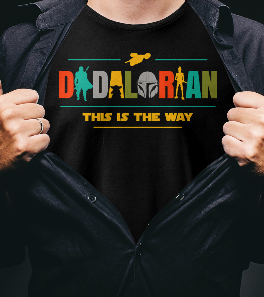 Dadalorian This Is The Way Star Wars Mandalorian Yoda T-Shirt