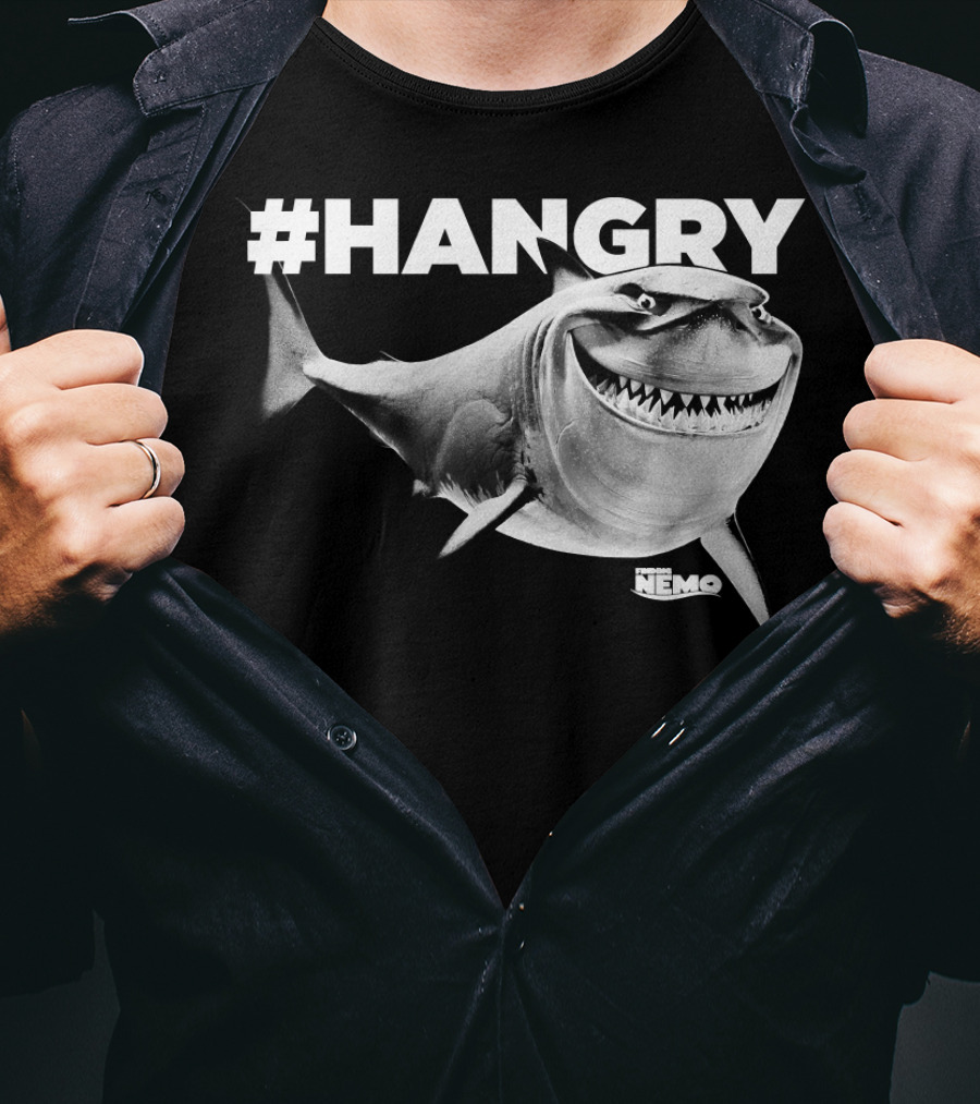 Hangry Bruce Disney Pixar Finding Nemo T-Shirt