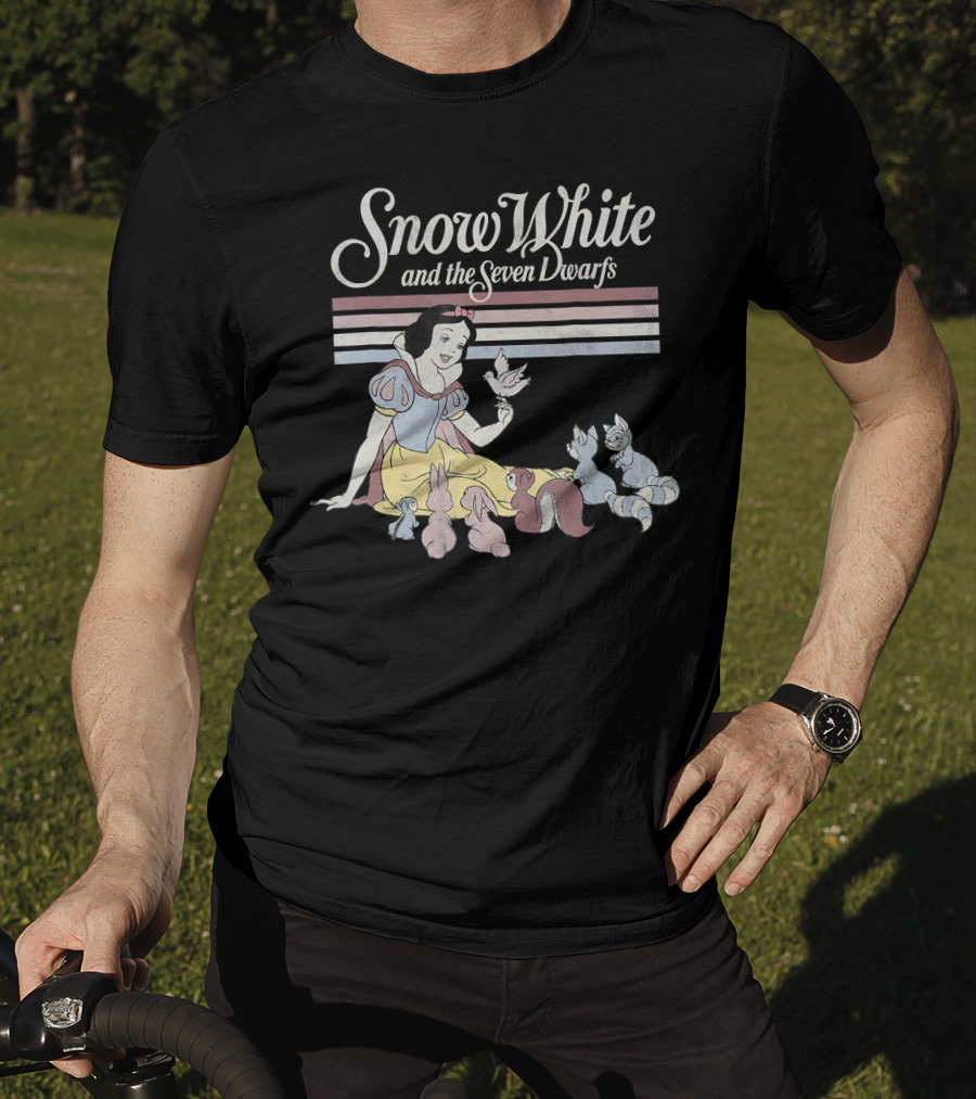 Snow White And The Seven Dwarfs Critters Stripe T-Shirt