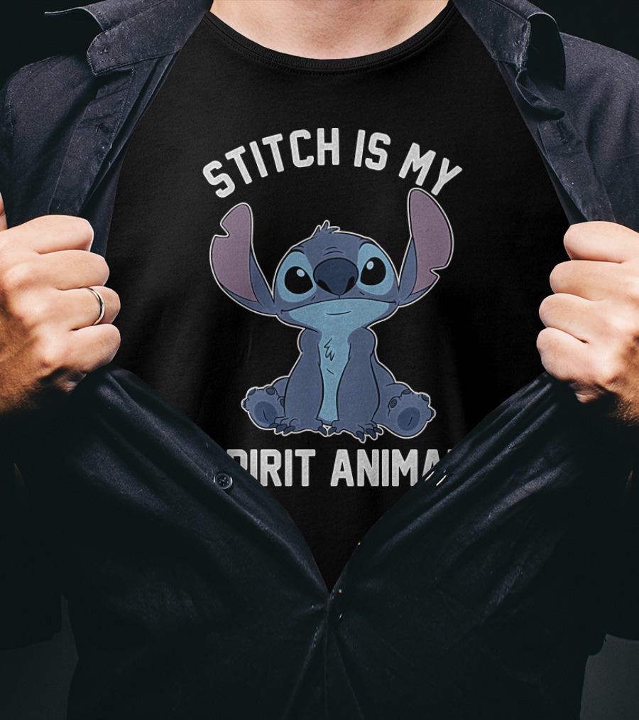 Stitch Is My Spirit Animal Disney Lilo Stitch T-Shirt