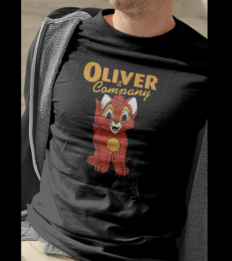 Oliver And Company Disney Movie Cat T-Shirt