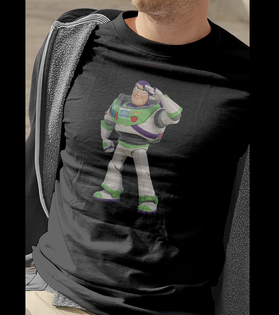 Buzz Lightyear Salute Disney Pixar Toy Story 4 Heroic Pose T-Shirt