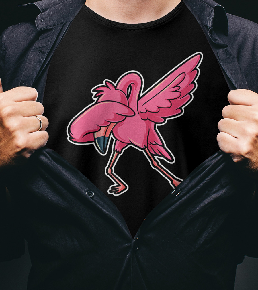 Dabbing Flamingo Dab Iconic Pose T-Shirt