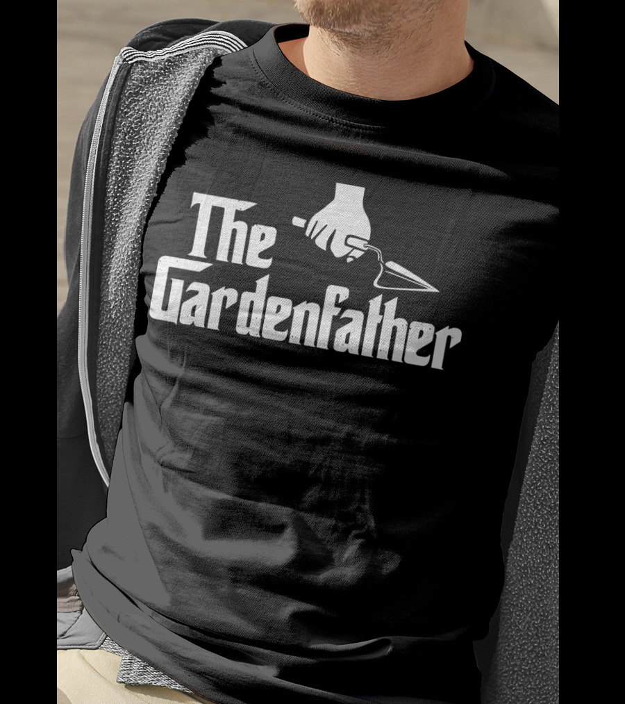 The Gardenfather Gardening Trowel Logo Iconic T-Shirt