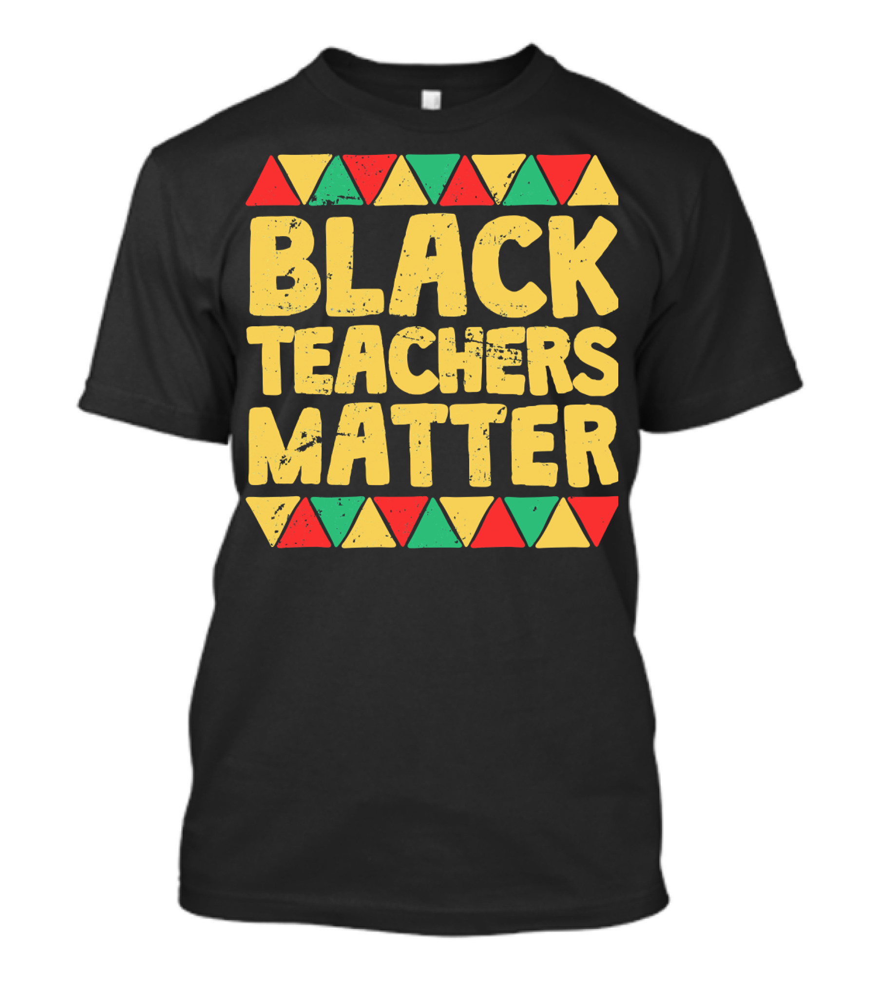 Black Teachers Matter History Month African Colors T-Shirt