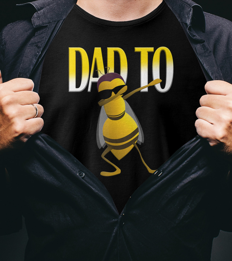 Dad To Be Dabbing Bee T-Shirt