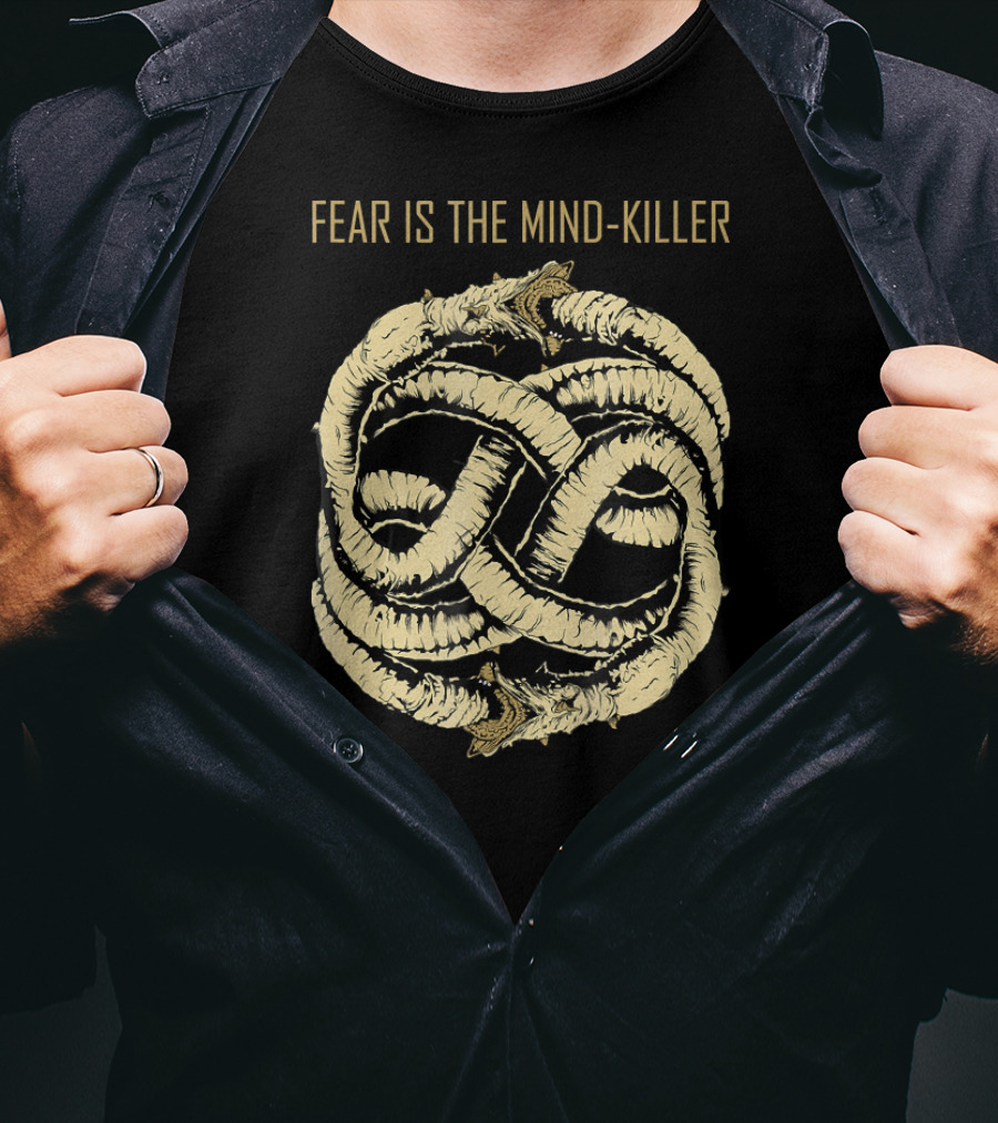 Dune Fear Is The Mind Killer Sandworms T-Shirt