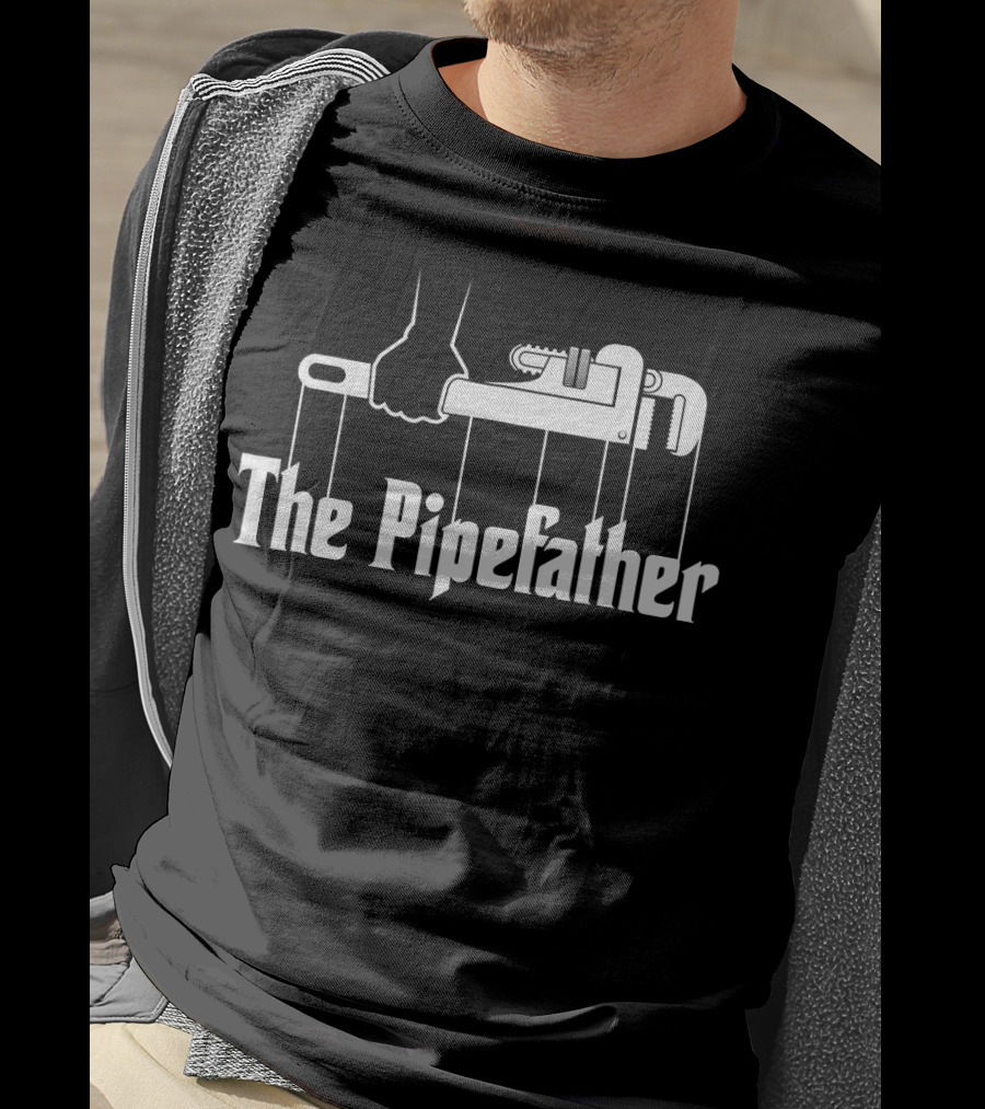 The Pipefather Plumber Puppet Wrench Hand T-Shirt