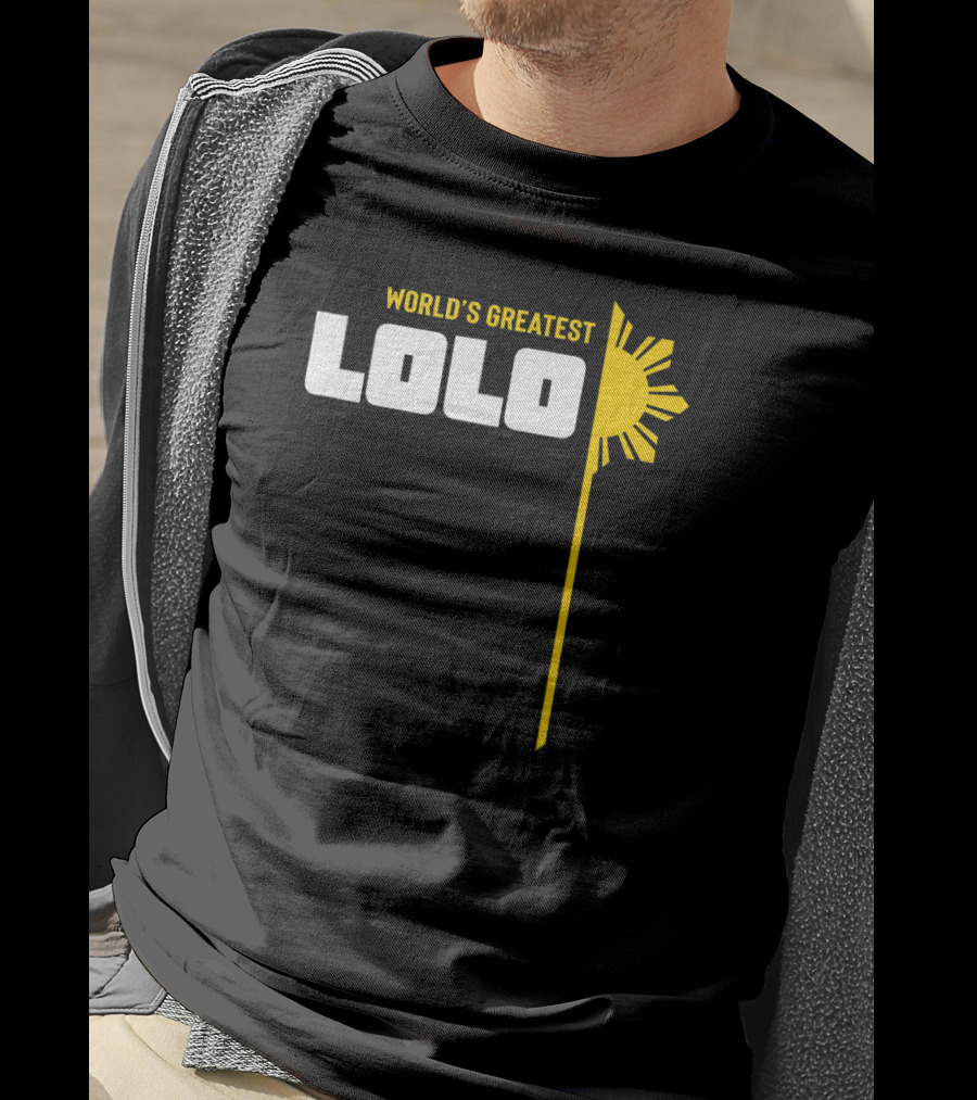 World's Greatest Lolo Filipino Grandpa Sun T-Shirt