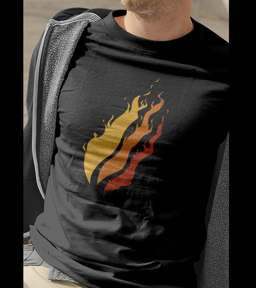 Vintage Fire Nation Flame Gamers T-Shirt