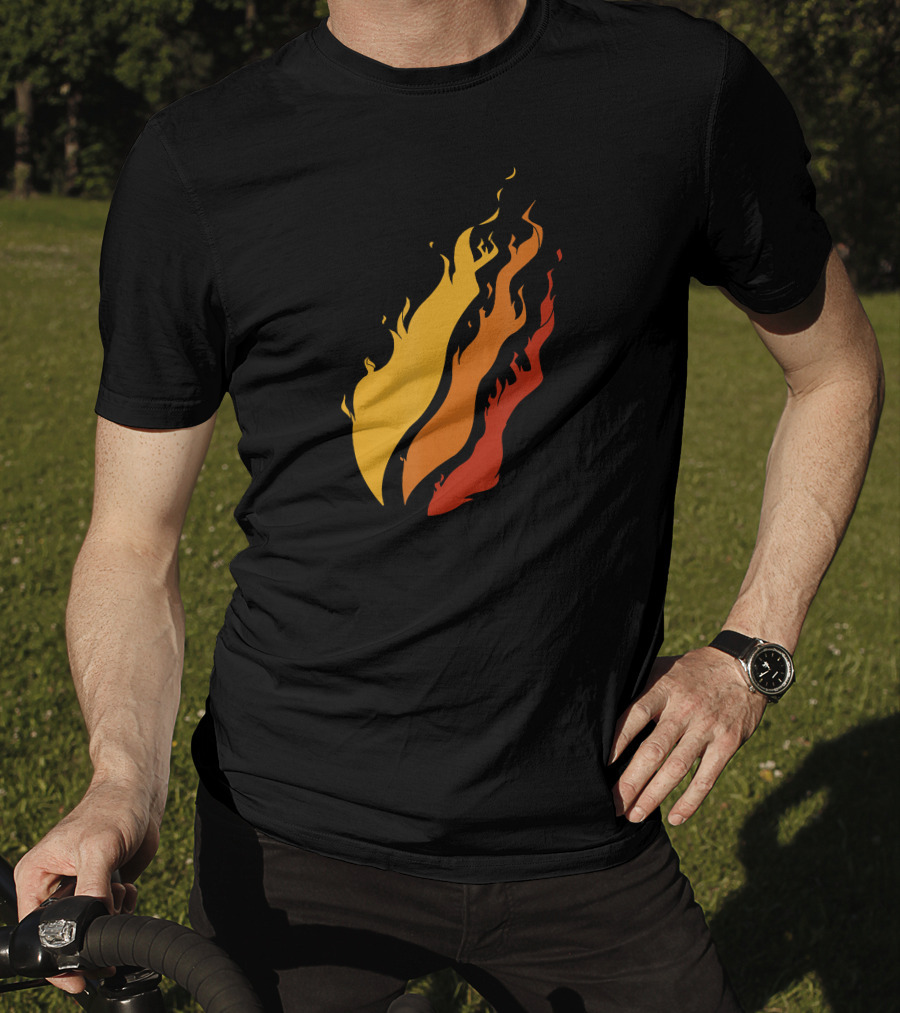 Vintage Fire Nation Flame Gamers T-Shirt